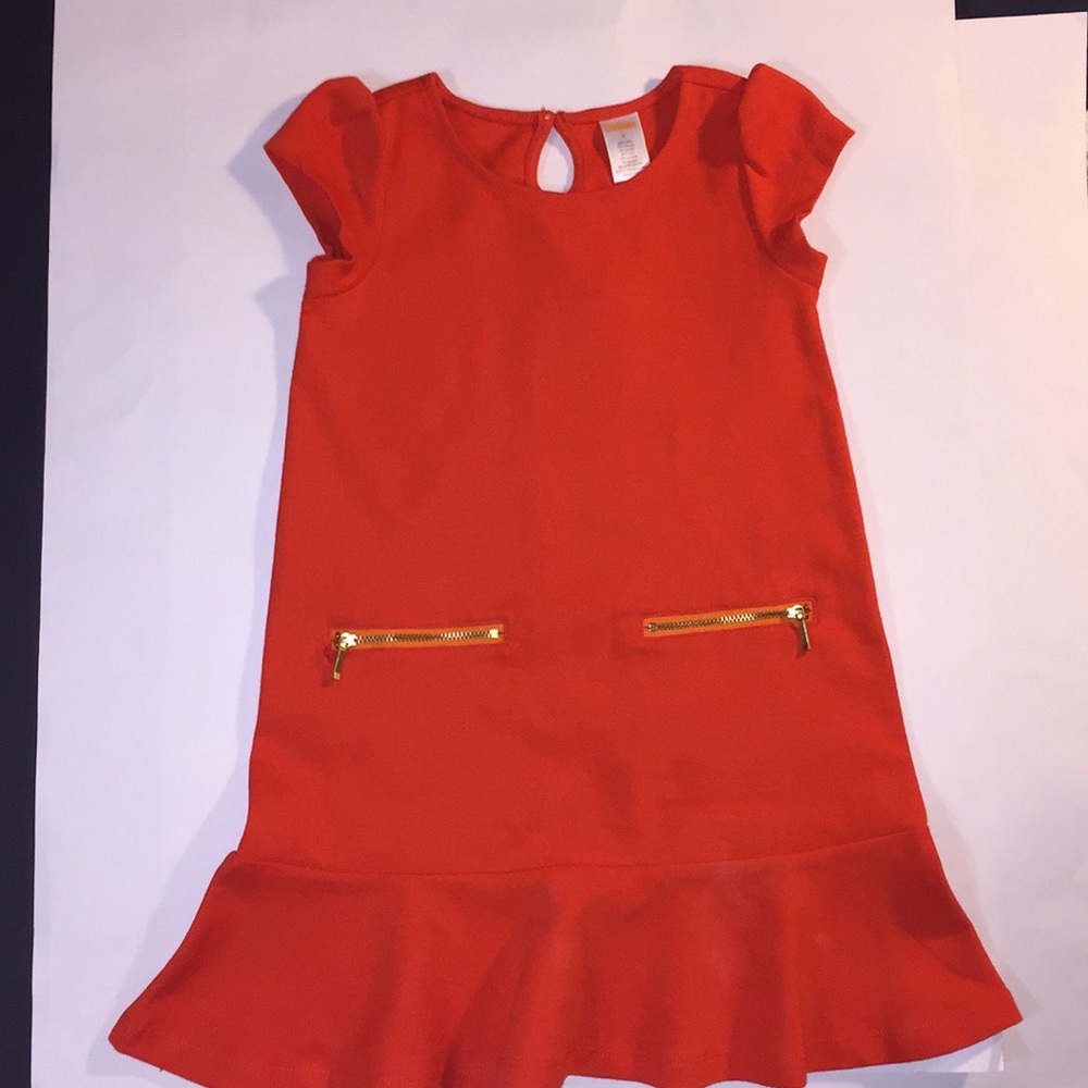 Girls orange dress